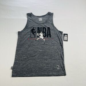 NBA Men's NWT Gray Sleeveless Practice Tank Top Size: Medium New